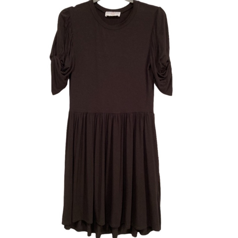 Discount Divas DD Boutique High-Low Jersey Knit Dress | Size XS | Black